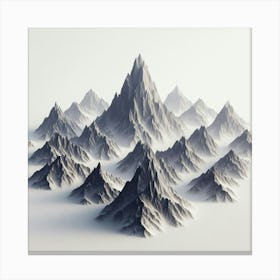 Mountain Range Canvas Print