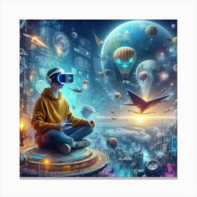 Futuristic Art Canvas Print