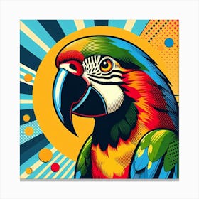 Pop Parrot 7 Canvas Print