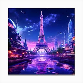 Futuristic City 4 Canvas Print