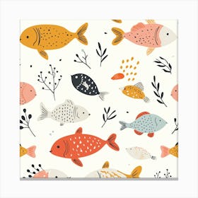 Fish Pattern Canvas Print