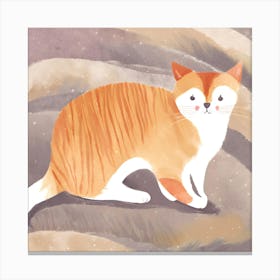 Orange Cat Canvas Print