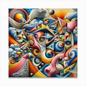 Paradox: The Illusion of Reality Canvas Print