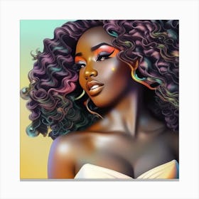 From Melanin, With Love - Flirty Canvas Print