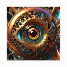 Fractal Eye 1 Canvas Print