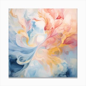 AI Pastel Dreams Waltz Canvas Print