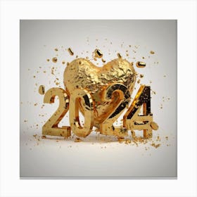 2024 New year Canvas Print