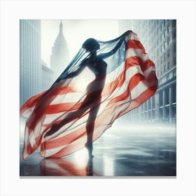 American Flag 3 Canvas Print