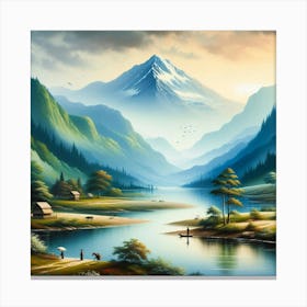 Asian Landscape 1 Canvas Print