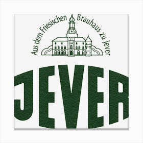 Jever Canvas Print