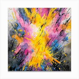 Explosion Of Colors Canvas Print