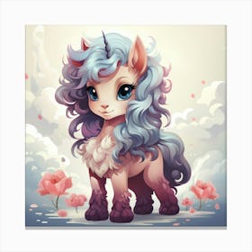 Unicorn Baby 1 Canvas Print