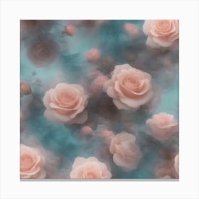 Pink Rose print Canvas Print