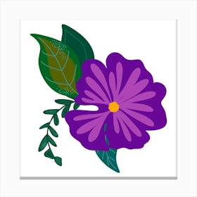 Purple Flower Canvas Print