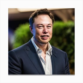 Elon Musk Canvas Print