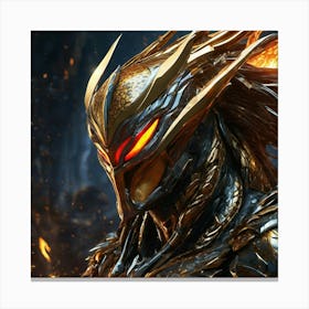 Image Of A Video Game Character bffh Canvas Print