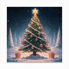 Christmas Tree 5 Canvas Print