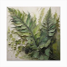 Green fern 3 Canvas Print