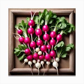 Radishes 25 Canvas Print