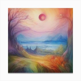 Rainbow Path Canvas Print