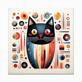 Abstract Cat 5 Canvas Print