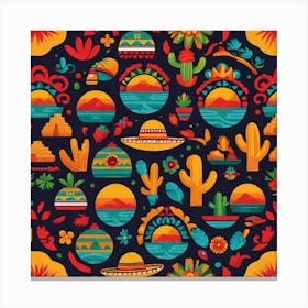 Mexican Logo Design Targeted To Tourism Business 2023 11 08t205041 Canvas Print