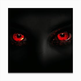 Creatai 24830 Two Vibrant Red Female Devil Eyes Staring Direc A251f18e 2dbc 43e9 A299 2b87d7762ef7 0 Canvas Print