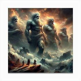 Gods Of The Sky 1 Canvas Print