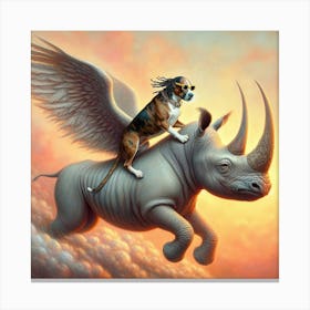 Rhinoceros Canvas Print