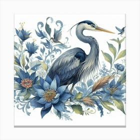 Blue Heron 2 Canvas Print