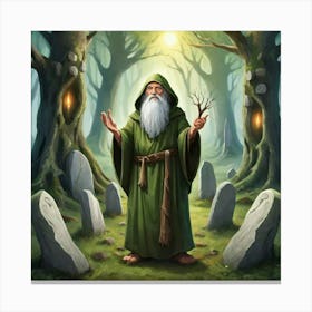 Wizard Of The Woods Canvas Print