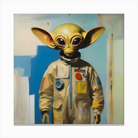 Yoda the Alien Canvas Print