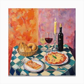 La Dispensa Del Contadino Trattoria Italian Food Kitchen Canvas Print