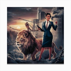 Unleashed Ambition Canvas Print