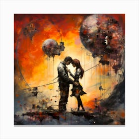 Lovers By Csaba Fikker 44 Canvas Print