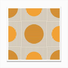 Abstract Geometric Pattern.Printed wall painting, high-level art. Canvas Print