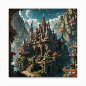 Fairytale Castle 2 Canvas Print