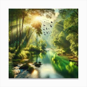 Thailand Forest Canvas Print