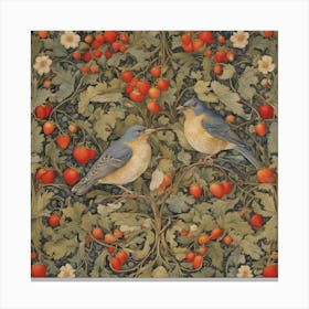 Strawberry Thief William Morris (2) Canvas Print