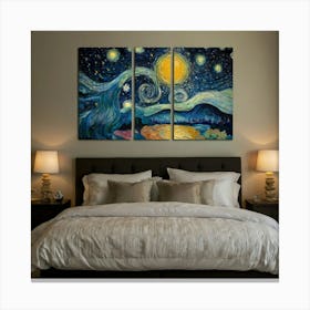 Starry Night 1 Canvas Print