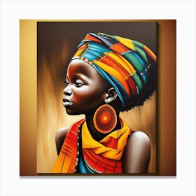 African girl Canvas Print