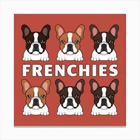 Frenchies Canvas Print