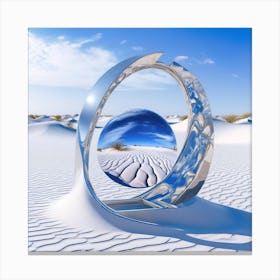 Sand Sphere 1 Canvas Print