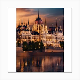 Hungarian Parliament Building Canvas Print