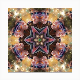 Psychedelic Mandala 13 Canvas Print