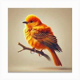 Bird On A Branch 8 Canvas Print