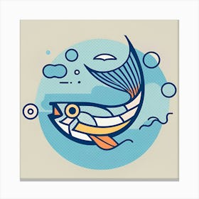 Fish Illustration 3 Canvas Print