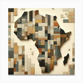 Pan-African Lines Canvas Print