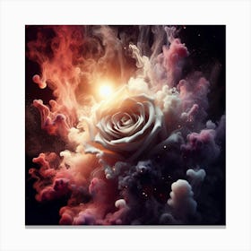 Abstract Rose Canvas Print