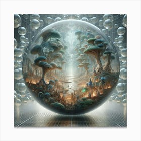 Sphere Of Life 2 Canvas Print